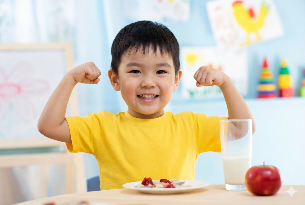 tăng đề kháng cho trẻ 6 tháng