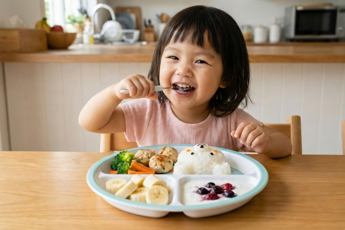 thực đơn cho bé 2 tuổi