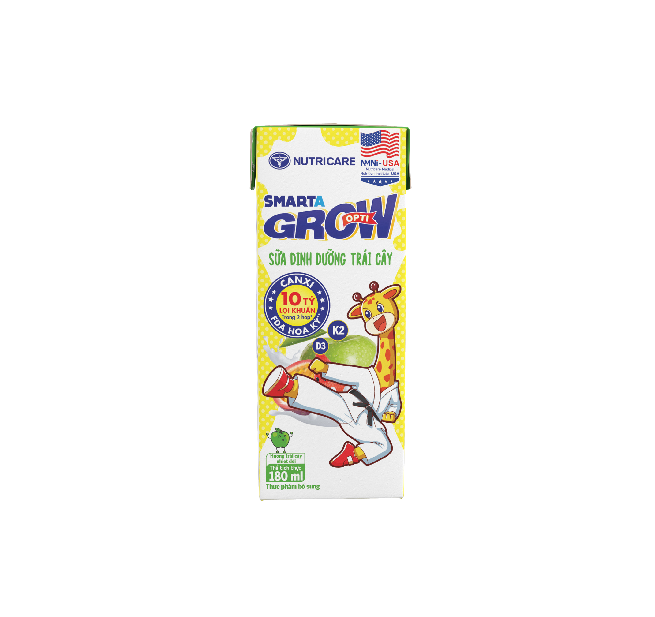 Thực phẩm bổ sung Sữa dinh dưỡng trái cây Nutricare Smarta Grow Opti hương Trái cây nhiệt đới