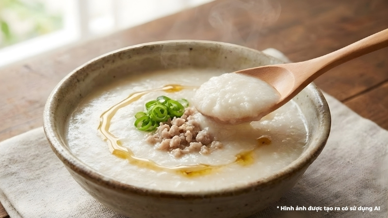  cách nấu cháo cho bé 7 tháng