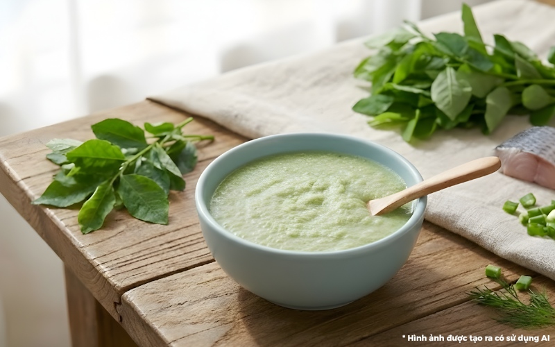 cháo cá chép cho bé tăng cân