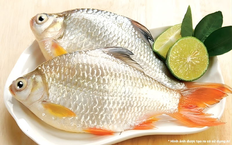 cháo cá chép cho bé tăng cân