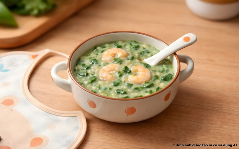 những món cháo giúp bé tăng cân