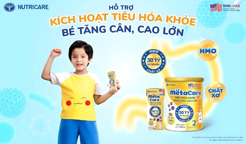 sữa giúp trẻ tăng cân không táo bón
