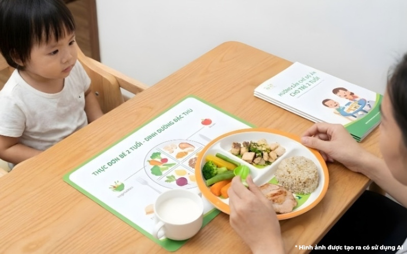 sữa tăng cân cho bé 2 tuổi