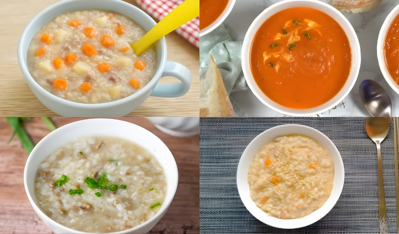 trẻ 10 tháng ăn gì để tăng cân