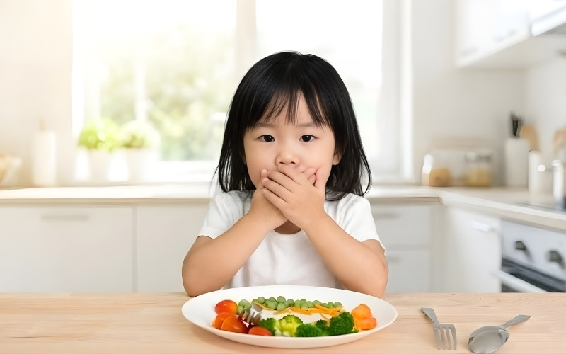 bé hấp thu kém chậm tăng cân