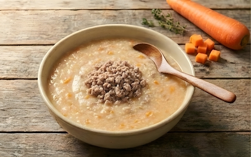 cách nấu cháo bồ câu cho bé