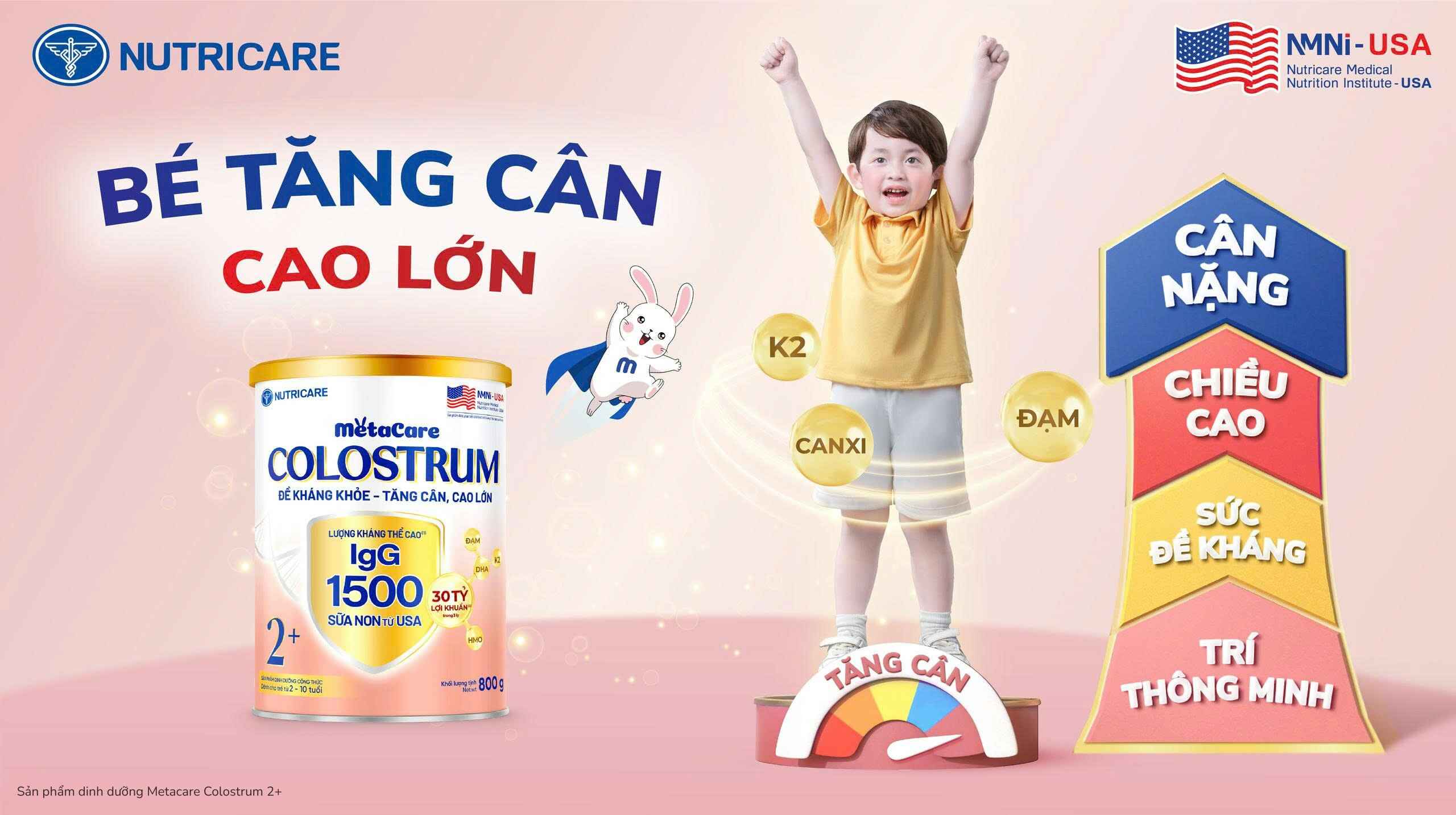 Sữa phát triển trí não cho bé 3 tuổi - Metacare Colostrum
