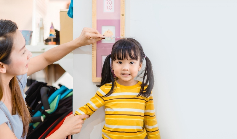 tăng chiều cao cho bé