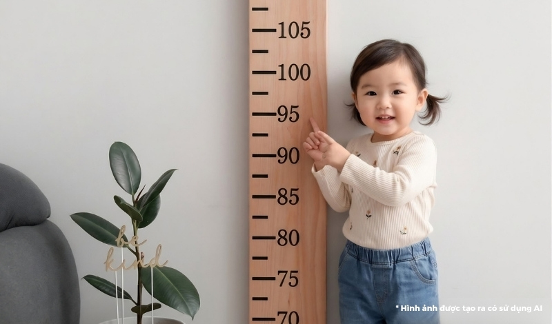 tăng chiều cao cho bé