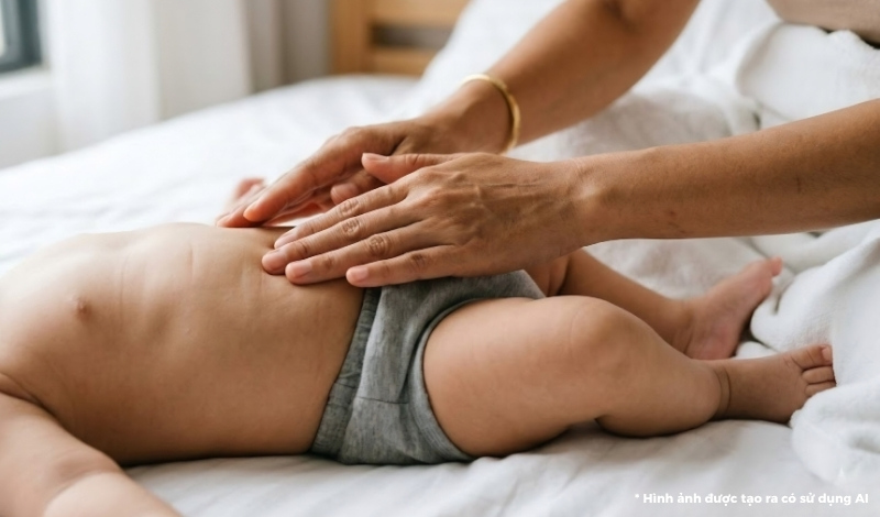 trẻ 6 tháng bị táo bón