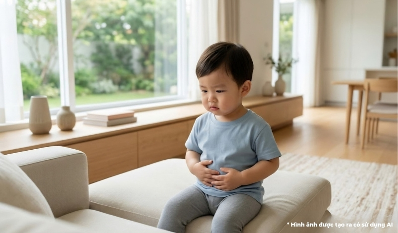 trẻ uống sữa công thức bị táo bón