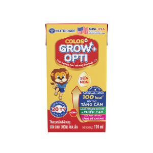 Thực phẩm bổ sung sữa dinh dưỡng pha sẵn Colos24h Grow+ Opti