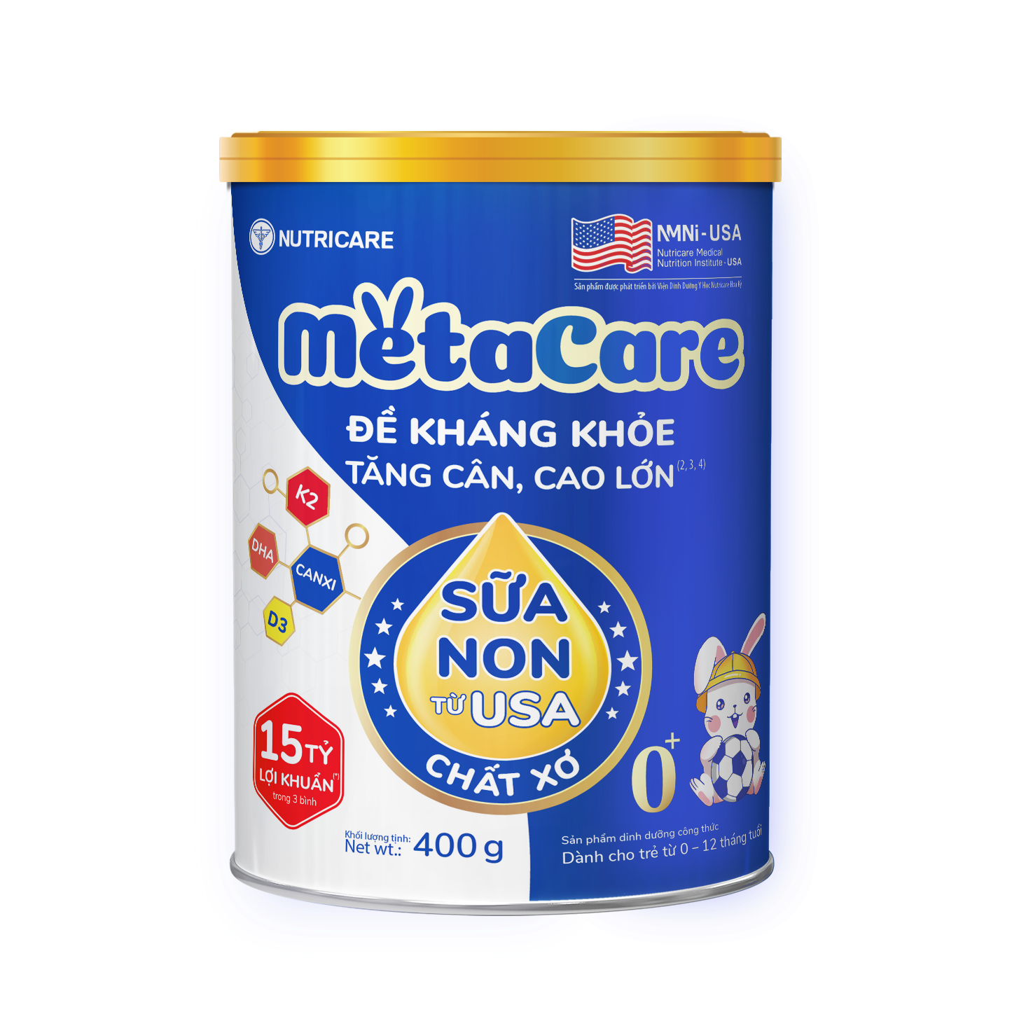 Sản phẩm dinh dưỡng công thức Metacare 0+