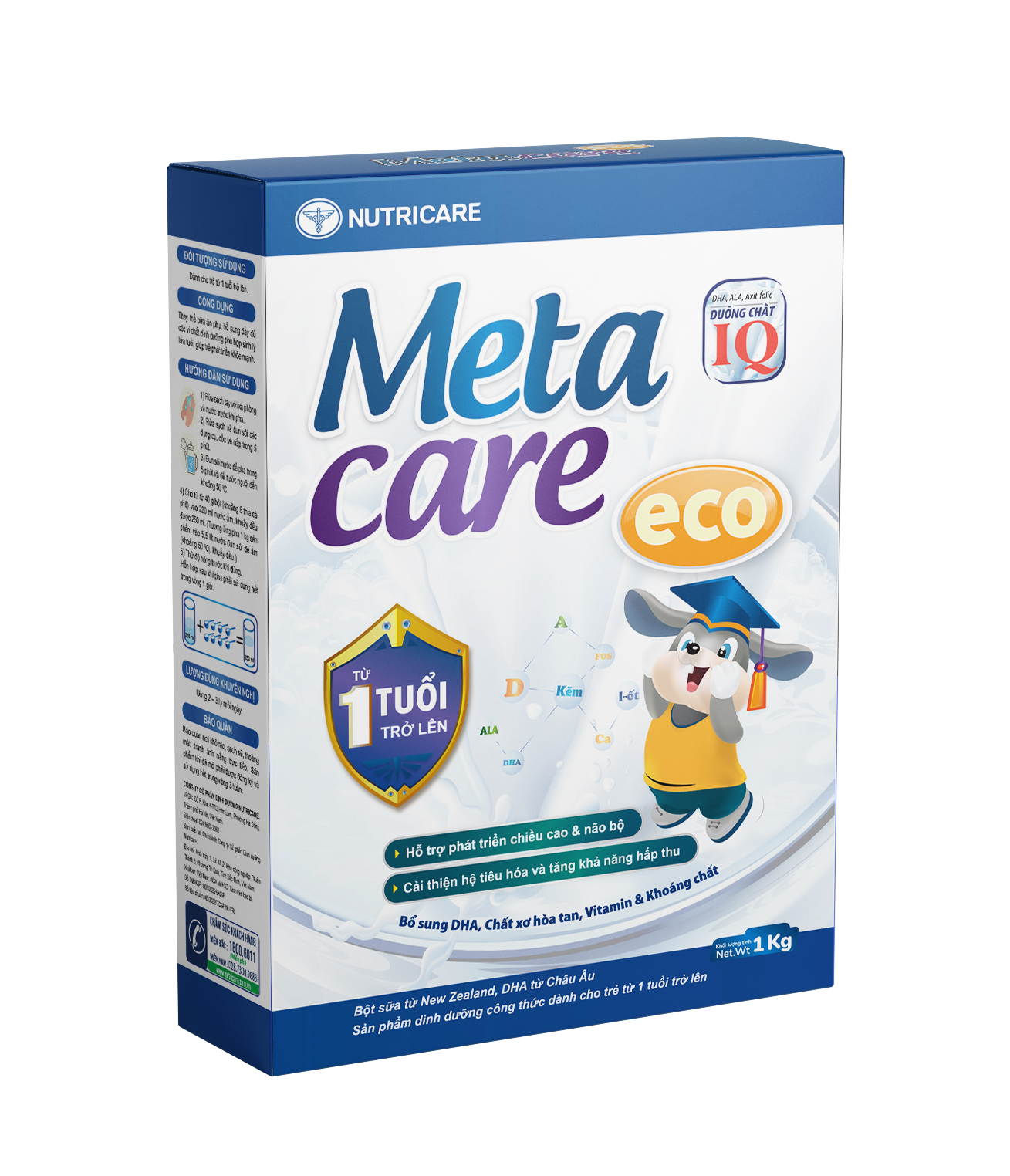 Sản phẩm dinh dưỡng công thức Metacare Eco (Dành cho trẻ từ 1 tuổi trở lên)