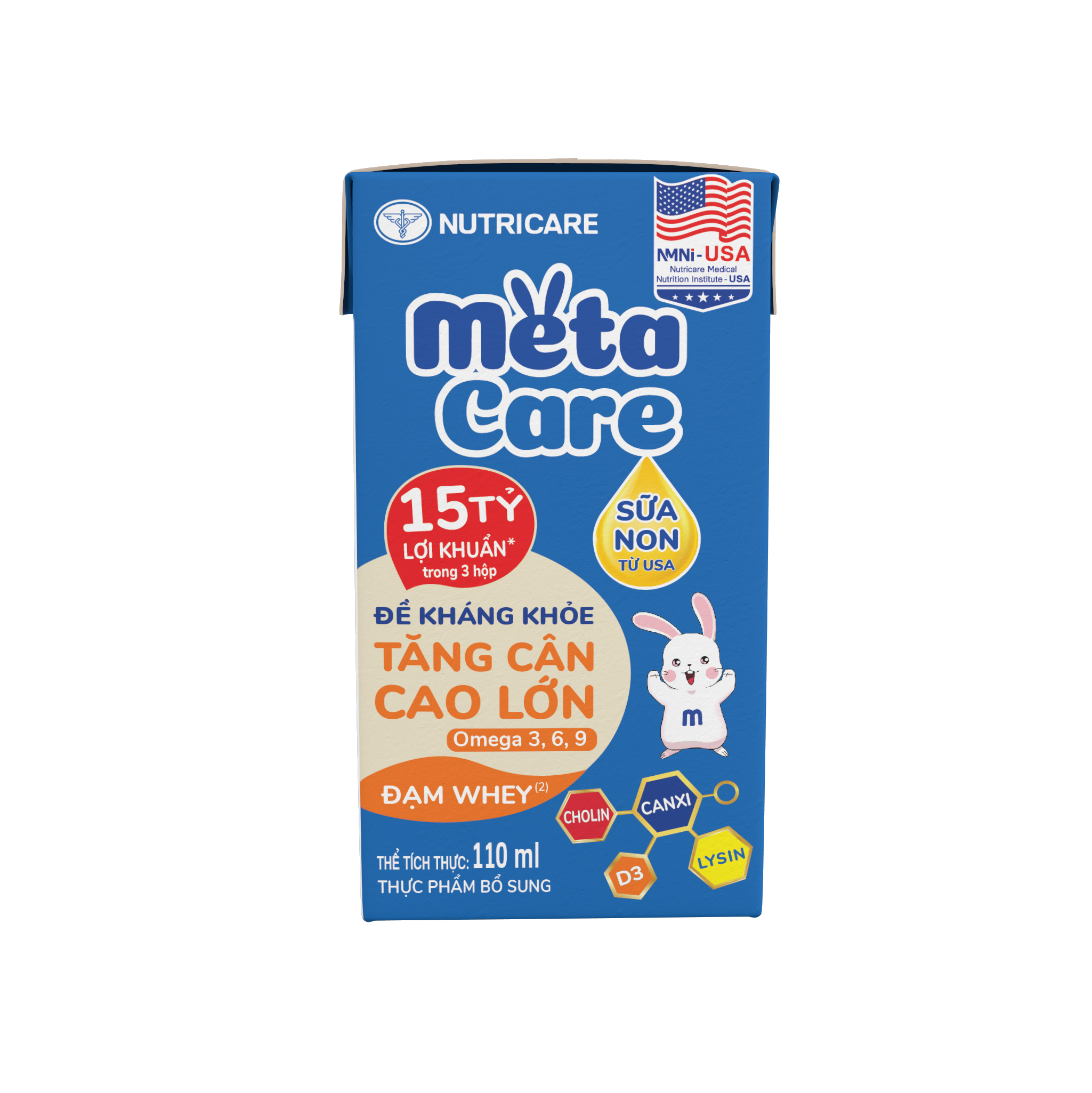 Thực phẩm bổ sung sữa dinh dưỡng pha sẵn Metacare