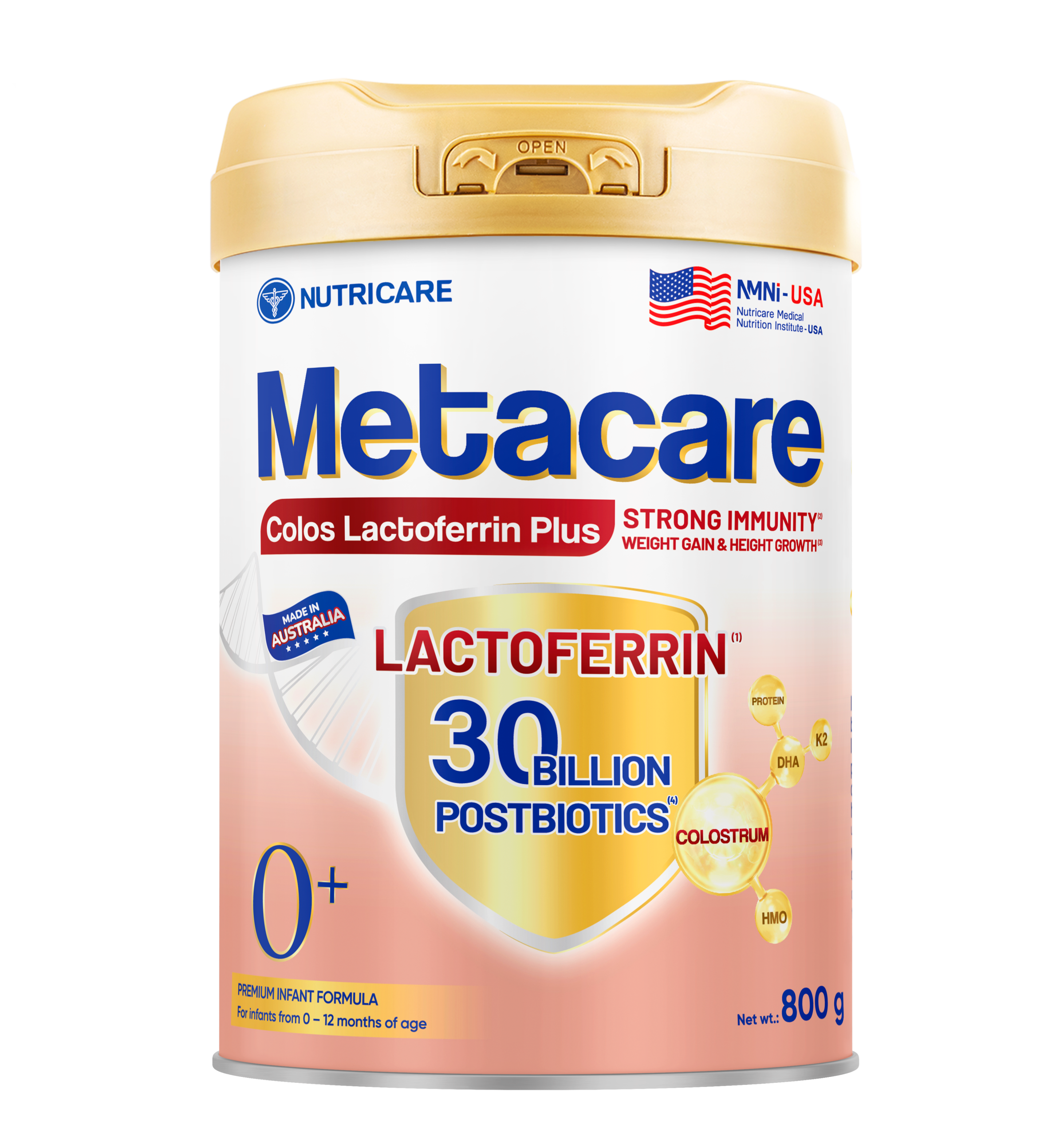 Sản phẩm dinh dưỡng công thức Metacare Colos Lactoferrin Plus 0+