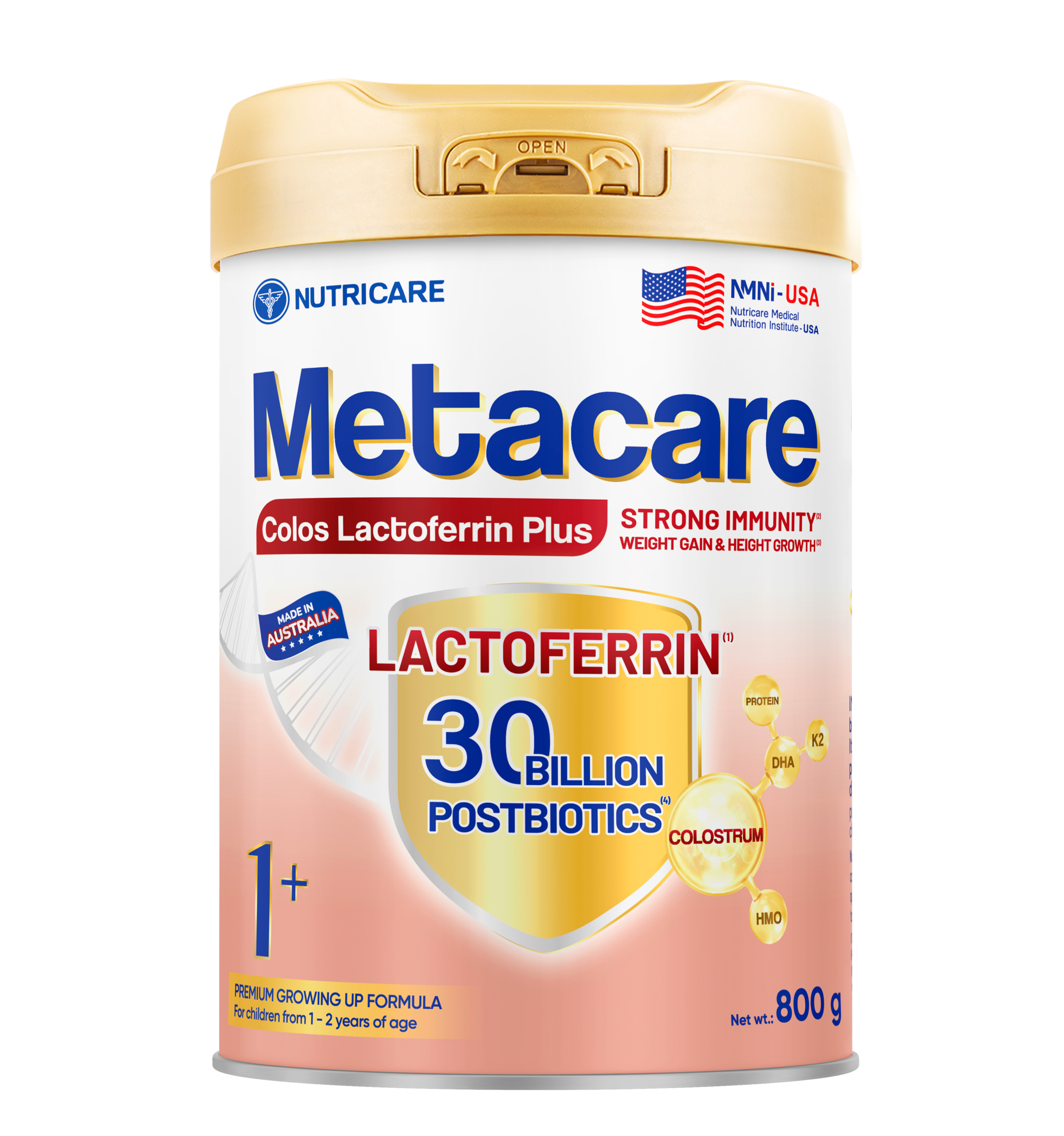 Sản phẩm dinh dưỡng công thức Metacare Colos Lactoferrin Plus 1+